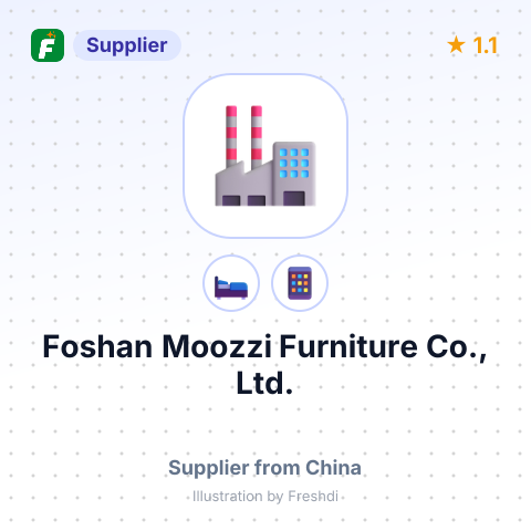 Foshan Moozzi Furniture Co., Ltd. – summary card, no photo uploaded yet