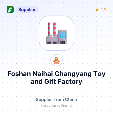 Foshan Naihai Changyang Toy and Gift Factory – summary card, no photo uploaded yet