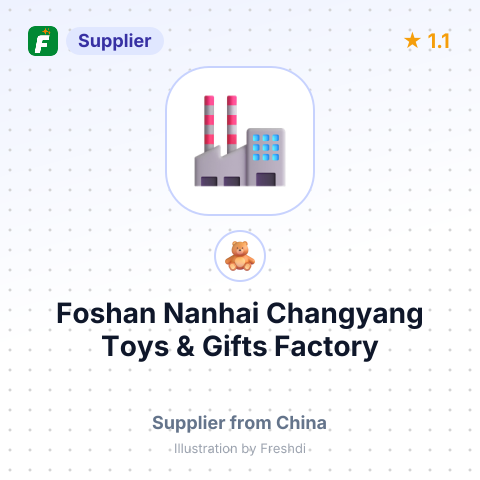 Foshan Nanhai Changyang Toys & Gifts Factory – summary card, no photo uploaded yet