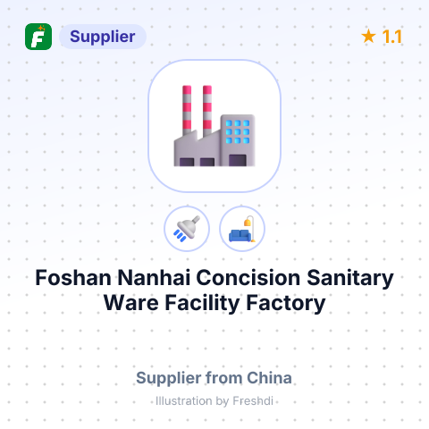 Foshan Nanhai Concision Sanitary Ware Facility Factory – summary card, no photo uploaded yet