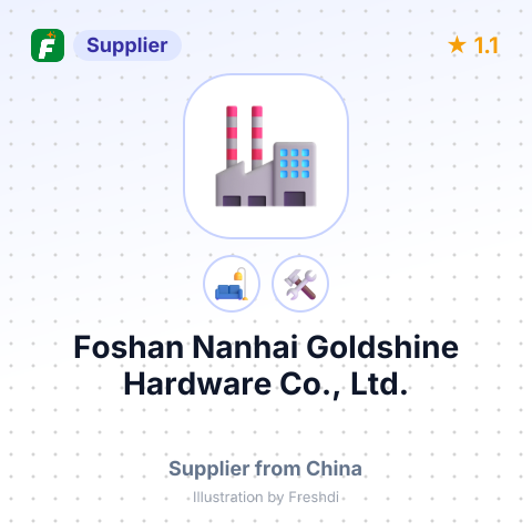 Foshan Nanhai Goldshine Hardware Co., Ltd. – summary card, no photo uploaded yet