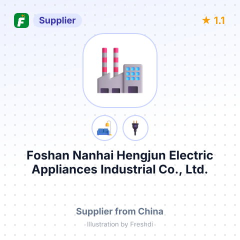 Foshan Nanhai Hengjun Electric Appliances Industrial Co., Ltd. – summary card, no photo uploaded yet