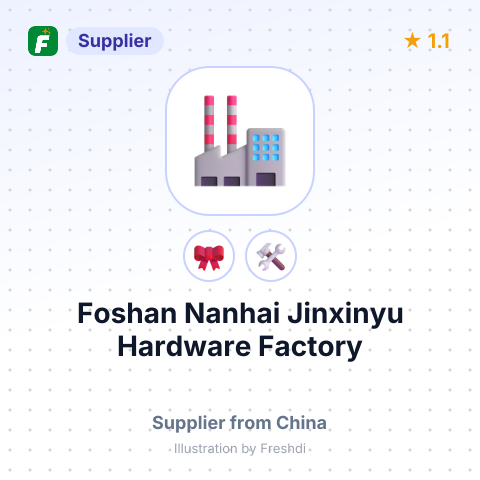 Foshan Nanhai Jinxinyu Hardware Factory – summary card, no photo uploaded yet