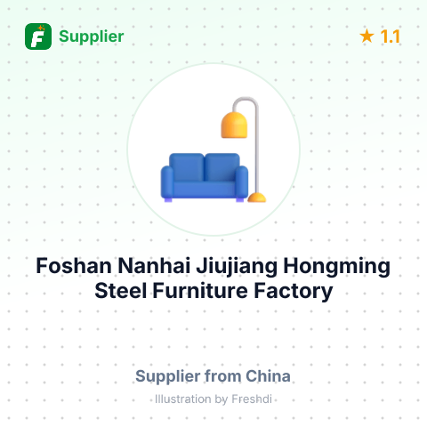 Foshan Nanhai Jiujiang Hongming Steel Furniture Factory – summary card, no photo uploaded yet