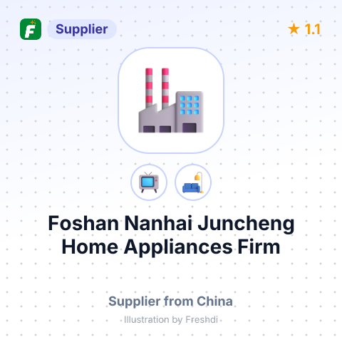 Foshan Nanhai Juncheng Home Appliances Firm – summary card, no photo uploaded yet