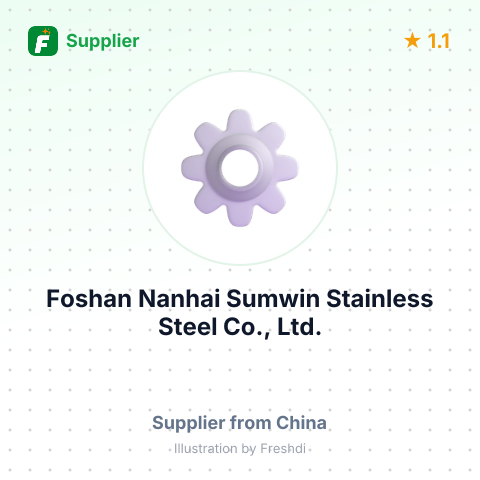 Foshan Nanhai Sumwin Stainless Steel Co., Ltd. – summary card, no photo uploaded yet