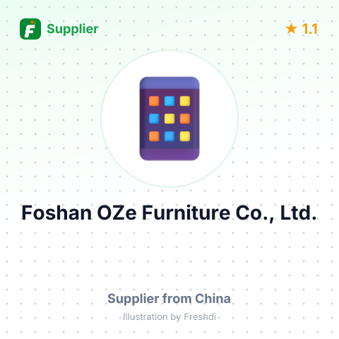 Foshan OZe Furniture Co., Ltd. – summary card, no photo uploaded yet