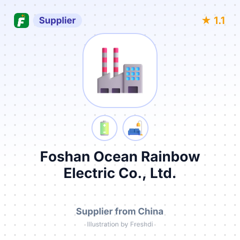 Foshan Ocean Rainbow Electric Co., Ltd. – summary card, no photo uploaded yet