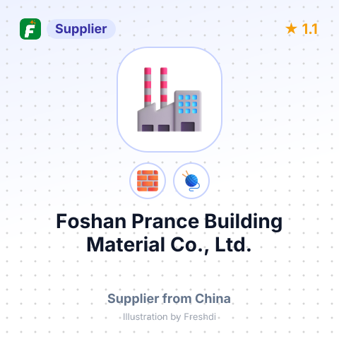 Foshan Prance Building Material Co., Ltd. – summary card, no photo uploaded yet