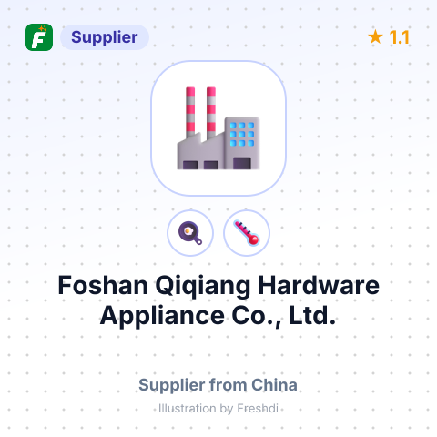 Foshan Qiqiang Hardware Appliance Co., Ltd. – summary card, no photo uploaded yet
