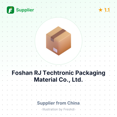 Foshan RJ Techtronic Packaging Material Co., Ltd. – summary card, no photo uploaded yet