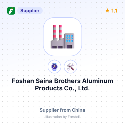 Foshan Saina Brothers Aluminum Products Co., Ltd. – summary card, no photo uploaded yet