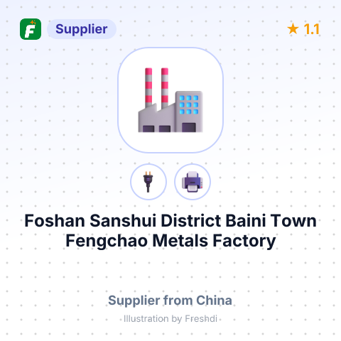 Foshan Sanshui District Baini Town Fengchao Metals Factory – summary card, no photo uploaded yet