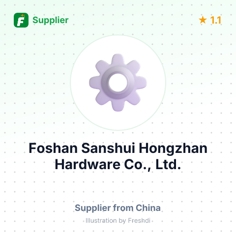 Foshan Sanshui Hongzhan Hardware Co., Ltd. – summary card, no photo uploaded yet