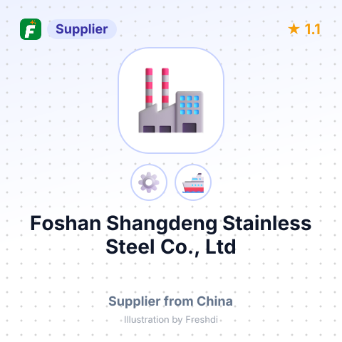 Foshan Shangdeng Stainless Steel Co., Ltd – summary card, no photo uploaded yet