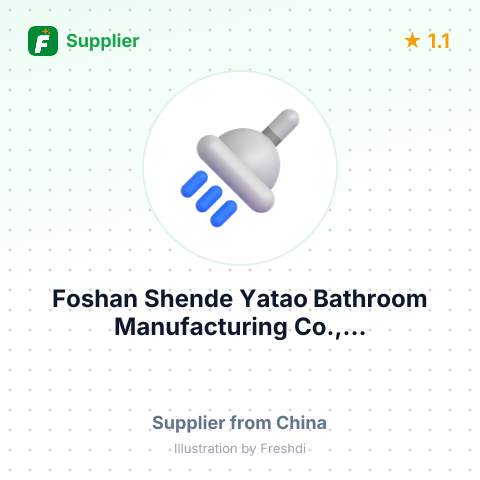 Foshan Shende Yatao Bathroom Manufacturing Co.,... – summary card, no photo uploaded yet