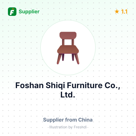 Foshan Shiqi Furniture Co., Ltd. – summary card, no photo uploaded yet