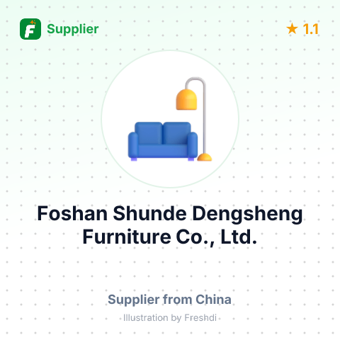 Foshan Shunde Dengsheng Furniture Co., Ltd. – summary card, no photo uploaded yet