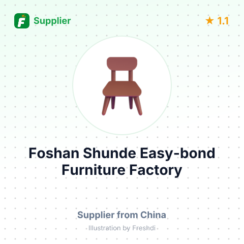 Foshan Shunde Easy-bond Furniture Factory – summary card, no photo uploaded yet