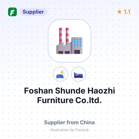 Foshan Shunde Haozhi Furniture Co.ltd. – summary card, no photo uploaded yet
