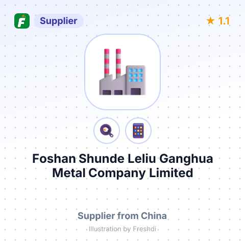Foshan Shunde Leliu Ganghua Metal Company Limited – summary card, no photo uploaded yet