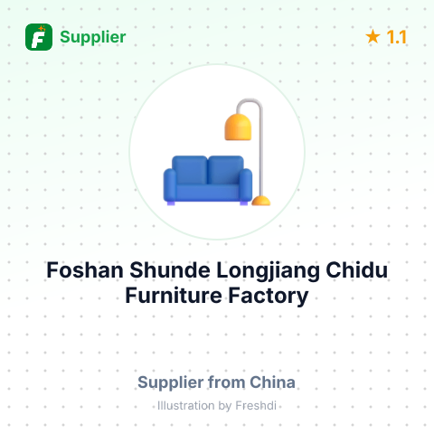 Foshan Shunde Longjiang Chidu Furniture Factory – summary card, no photo uploaded yet