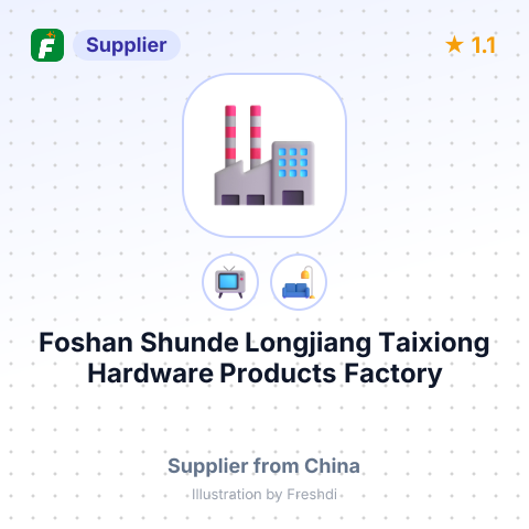 Foshan Shunde Longjiang Taixiong Hardware Products Factory – summary card, no photo uploaded yet