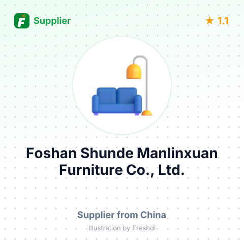 Foshan Shunde Manlinxuan Furniture Co., Ltd. – summary card, no photo uploaded yet