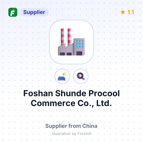 Foshan Shunde Procool Commerce Co., Ltd. – summary card, no photo uploaded yet