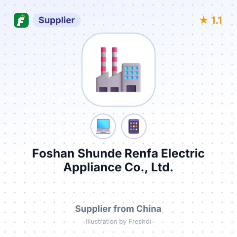 Foshan Shunde Renfa Electric Appliance Co., Ltd. – summary card, no photo uploaded yet