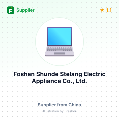 Foshan Shunde Stelang Electric Appliance Co., Ltd. – summary card, no photo uploaded yet