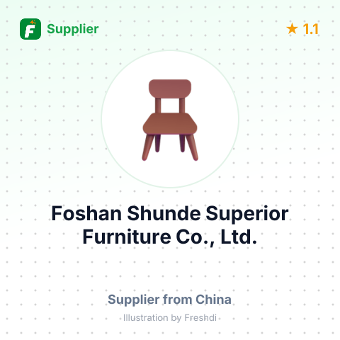 Foshan Shunde Superior Furniture Co., Ltd. – summary card, no photo uploaded yet