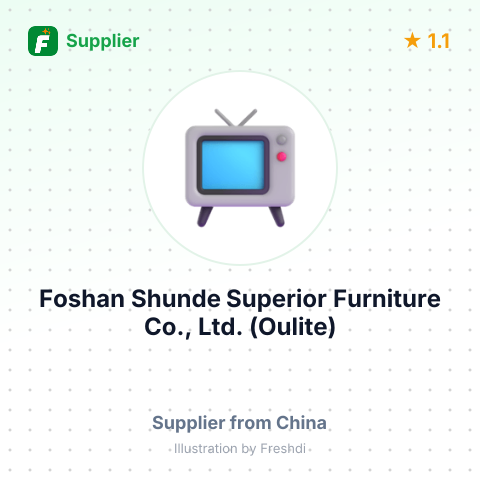 Foshan Shunde Superior Furniture Co., Ltd. (Oulite) – summary card, no photo uploaded yet