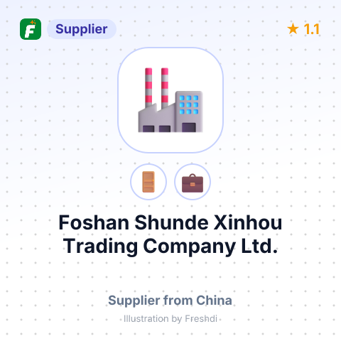 Foshan Shunde Xinhou Trading Company Ltd. – summary card, no photo uploaded yet