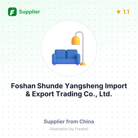 Foshan Shunde Yangsheng Import & Export Trading Co., Ltd. – summary card, no photo uploaded yet