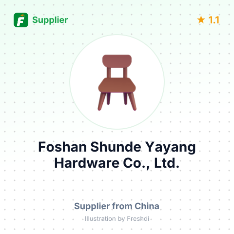 Foshan Shunde Yayang Hardware Co., Ltd. – summary card, no photo uploaded yet