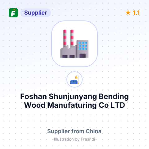 Foshan Shunjunyang Bending Wood Manufaturing Co LTD – summary card, no photo uploaded yet