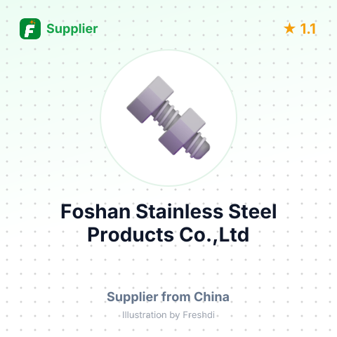 Foshan Stainless Steel Products Co.,Ltd – summary card, no photo uploaded yet