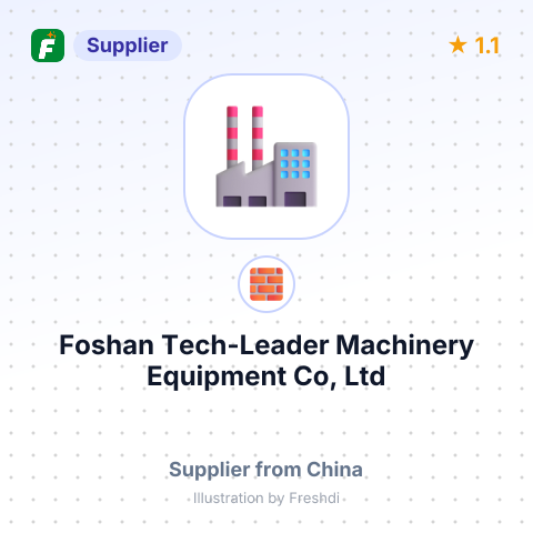 Foshan Tech-Leader Machinery Equipment Co, Ltd – summary card, no photo uploaded yet