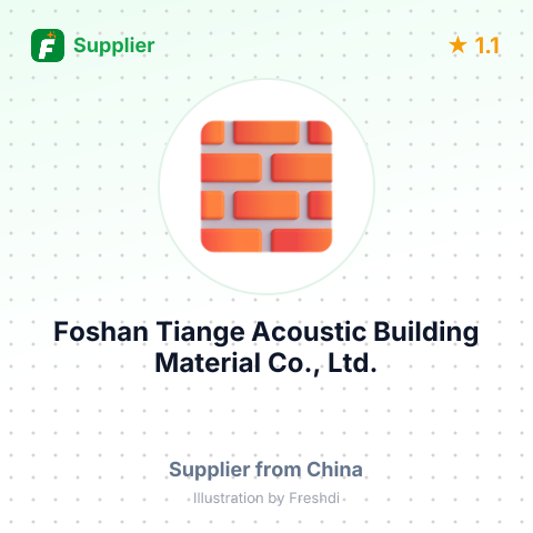 Foshan Tiange Acoustic Building Material Co., Ltd. – summary card, no photo uploaded yet