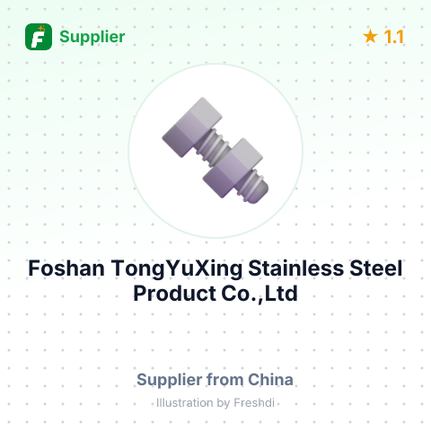 Foshan TongYuXing Stainless Steel Product Co.,Ltd – summary card, no photo uploaded yet