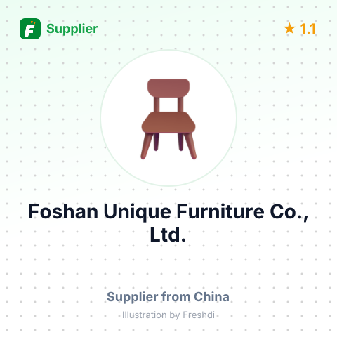 Foshan Unique Furniture Co., Ltd. – summary card, no photo uploaded yet