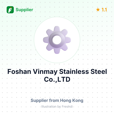 Foshan Vinmay Stainless Steel Co.,LTD – summary card, no photo uploaded yet