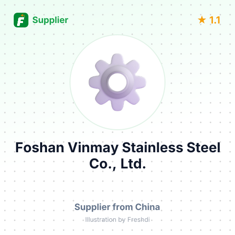 Foshan Vinmay Stainless Steel Co., Ltd. – summary card, no photo uploaded yet