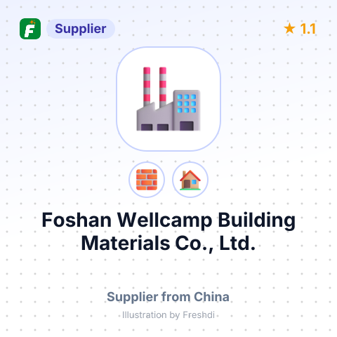 Foshan Wellcamp Building Materials Co., Ltd. – summary card, no photo uploaded yet