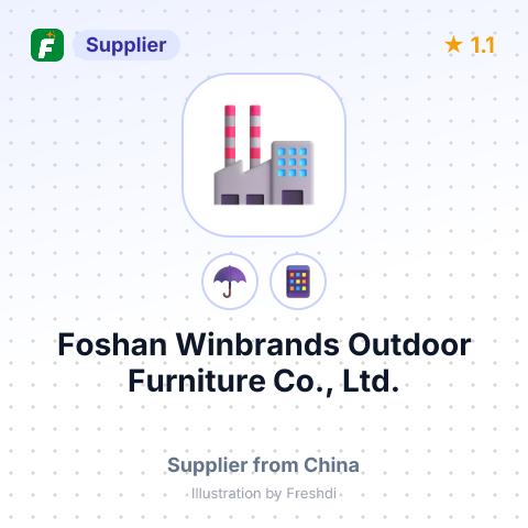 Foshan Winbrands Outdoor Furniture Co., Ltd. – summary card, no photo uploaded yet
