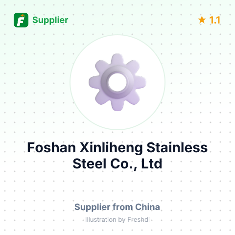 Foshan Xinliheng Stainless Steel Co., Ltd – summary card, no photo uploaded yet