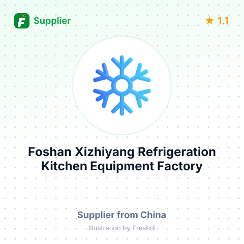 Foshan Xizhiyang Refrigeration Kitchen Equipment Factory – summary card, no photo uploaded yet