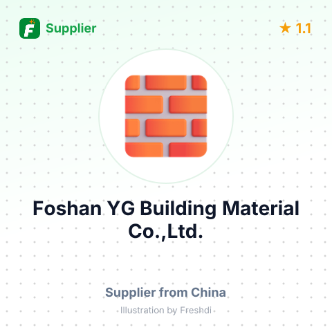 Foshan YG Building Material Co.,Ltd. – summary card, no photo uploaded yet