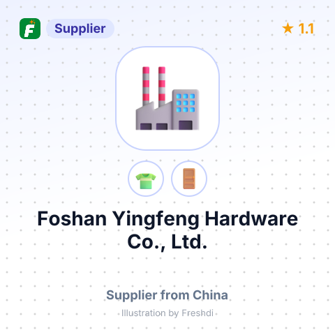 Foshan Yingfeng Hardware Co., Ltd. – summary card, no photo uploaded yet